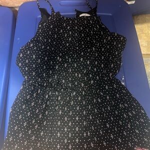 Elegant Black and Pink Midi Dress